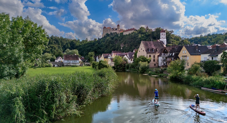 Europa, Europe, Deutschland, Bayern, Bayerisch-Schwaben, Donau Ries, Fluss Woernitz, SUP Paddelboard, Flussbefahrung, Paddeln, Aktiv, Natur, Ankunft in der mittelalterlichen Burgstadt Harburg, Etappenziel, herrliche Kulisse mit der Burg Harburg ueber der schmucken Altsstadt.
Europa, Europe, Deutschland, Bayern, Bayerisch-Schwaben, Donau Ries, Fluss Woernitz, SUP Paddelboard, Flussbefahrung, Paddeln, Aktiv, Natur, Ankunft in der mittelalterlichen Burgstadt Harburg, Etappenziel, herrliche Kulisse mit der Burg Harburg ueber der schmucken Altsstadt
Bavaria Germany photos for Best In Travel 2025 sponsored article. Courtesy of bavaria.travel