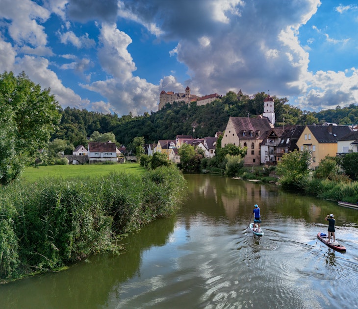 Europa, Europe, Deutschland, Bayern, Bayerisch-Schwaben, Donau Ries, Fluss Woernitz, SUP Paddelboard, Flussbefahrung, Paddeln, Aktiv, Natur, Ankunft in der mittelalterlichen Burgstadt Harburg, Etappenziel, herrliche Kulisse mit der Burg Harburg ueber der schmucken Altsstadt.
Europa, Europe, Deutschland, Bayern, Bayerisch-Schwaben, Donau Ries, Fluss Woernitz, SUP Paddelboard, Flussbefahrung, Paddeln, Aktiv, Natur, Ankunft in der mittelalterlichen Burgstadt Harburg, Etappenziel, herrliche Kulisse mit der Burg Harburg ueber der schmucken Altsstadt
Bavaria Germany photos for Best In Travel 2025 sponsored article. Courtesy of bavaria.travel