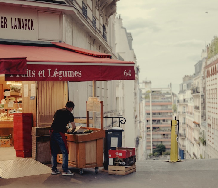 Montmartre and Northern Paris, Rue Caulaincourt, Paris, France. July 2024.
Bicycle, Box, City, Hat, Kiosk, Person, Road, Shoe, Street, Urban, Vehicle
Montmartre and Northern Paris, Rue Caulaincourt, Paris, France. July 2024.