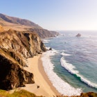 Cliffs and ocean at Big Sur, California, USA