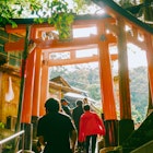 Kyoto, Japan. May 2024.
Fushimi Inari Taisha, Shinto Shrine. Senbon Torii red gate.