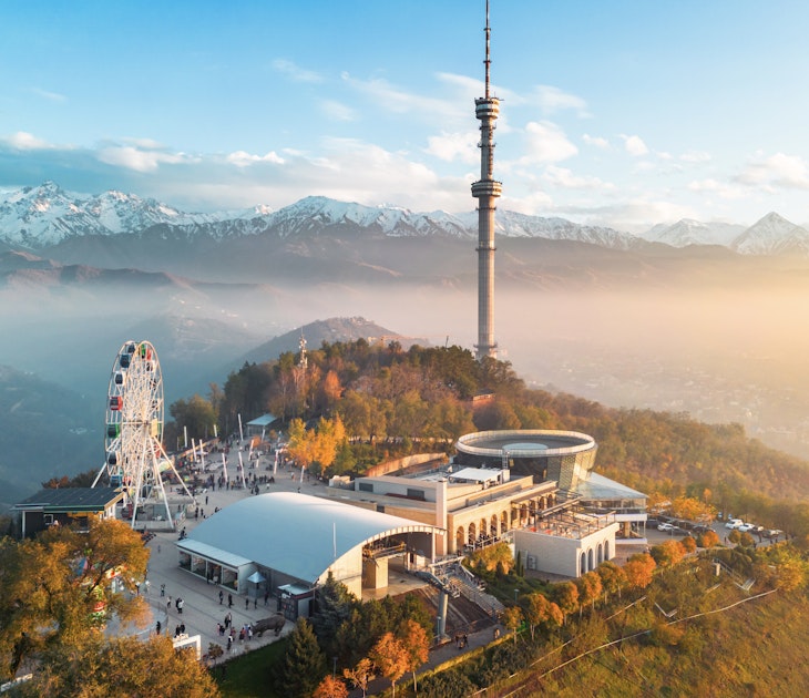 Aerial view of Kok-Tobe hill with Television Tower and amusement park in Almaty city
1812852521
cable way, kok tobe, tour tourism
Kok-Tobe hill with Television Tower and amusement park in Almaty city - stock photo
Aerial view of Kok-Tobe hill with Television Tower and amusement park in Almaty city