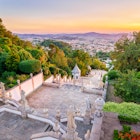 The Bom Jesus do Monte Sanctuary is located in the city of Braga, Portugal. It is one of the iconic location of Portugal, with a long and beautiful stairways leading to the doors of the cathedral.
889624024
Good Jesus of Mount Sanctuary - stock photo
The Bom Jesus do Monte Sanctuary is located in the city of Braga, Portugal. It is one of the iconic location of Portugal, with a long and beautiful stairways leading to the doors of the cathedral.