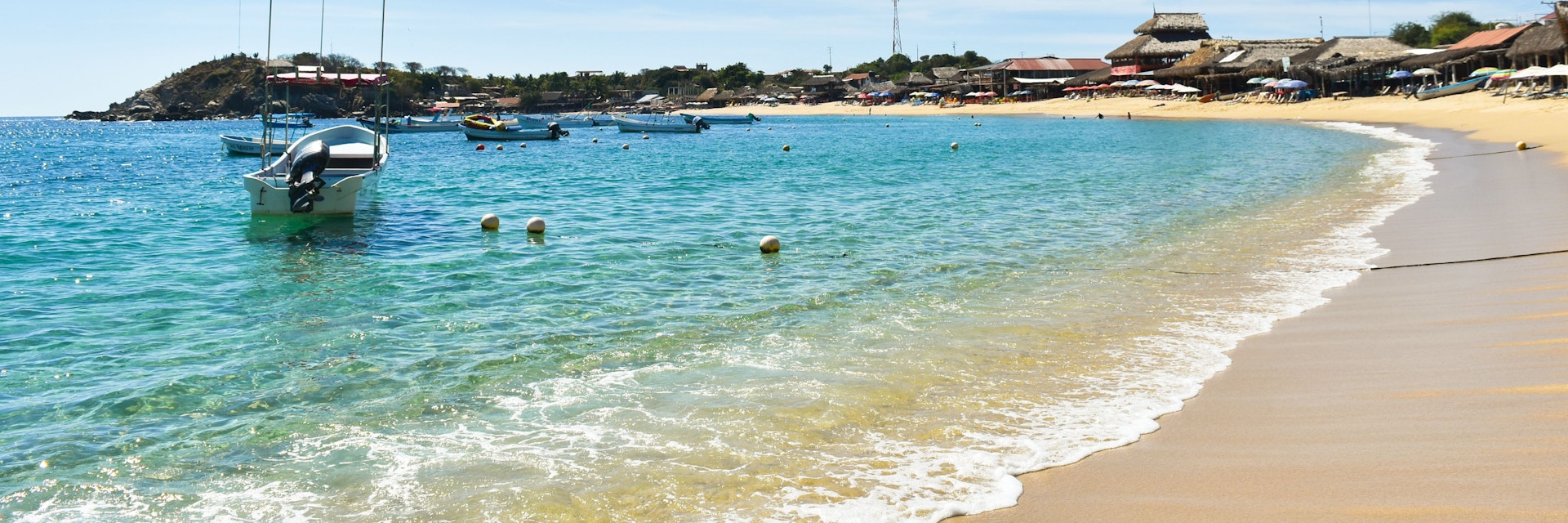San Agustin Beach, Oaxaca, Mexico.