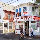 Provincetown, Cape Cod, Massachusetts, USA - October 10, 2018: The Lobster Pot restaurant in Provincetown on Cape Cod.