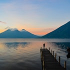 Observing the incredible beautiful sunrise at Lake Atitlan in Guatemala. License Type: media Download Time: 2022-03-29T09:35:18.000Z User: AMccarthy_lonelyplanet Is Editorial: No purchase_order: