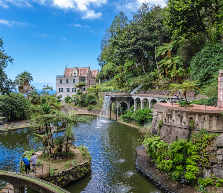 The lake Monte Palace Tropican Garden. Funchal, Madeira island, Portugal. License Type: media Download Time: 2023-01-04T13:25:37.000Z User: meg3348277 Is Editorial: No purchase_order: