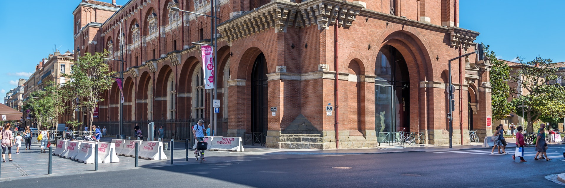 AUGUST 30, 2016: Exterior of the Museum of Augustins in Toulouse.